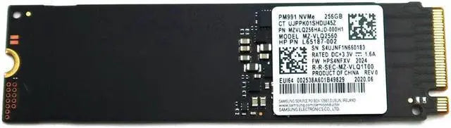 PM991 256GB 2280 NVMe M.2