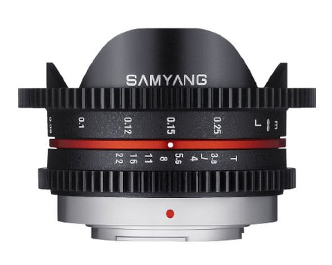 Samyang 7.5mm T3.8 VDSLR Cine Fish-eye (MFT)