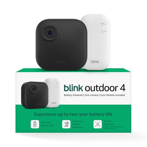 Blink Outdoor 4 HD slimme beveiligingscamera met Sync Module