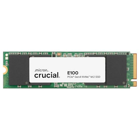 Crucial E100 480GB M.2 NVMe PCIe Gen4 SSD