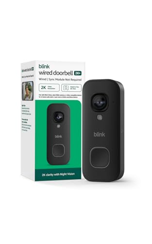 Wired Doorbell 2K+ Smart Video Doorbell - Zwart
