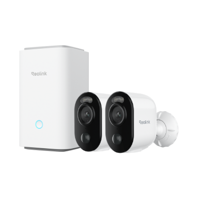 Home Hub+ 2K Security Camera 2x Argus 3E - Wit