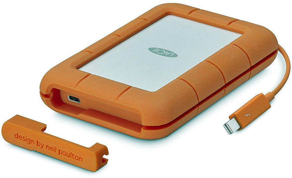 Rugged SSD (STFS500400) 500GB Thunderbolt USB-C - Orange/Silver