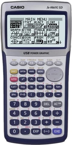 FX-9860G SD Wetenschappelijke Rekenmachine