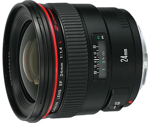 EF 24mm f/1.4L USM Black Lens