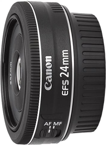 EF-S 24mm f/2.8 STM Black Lens
