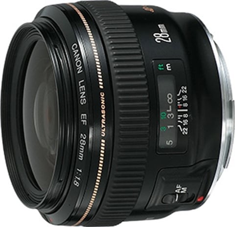 EF 28mm f/1.8 USM Black Lens