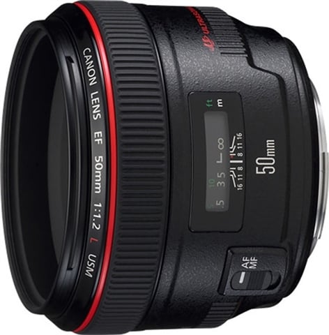 EF 50mm f/1.2L USM Black Lens
