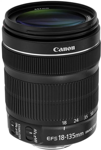 EF-S 18-135mm f/3.5-5.6 IS STM Black Lens