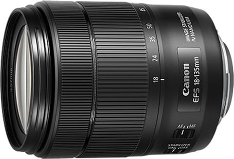 EF-S 18-135mm f/3.5-5.6 IS USM Black Lens