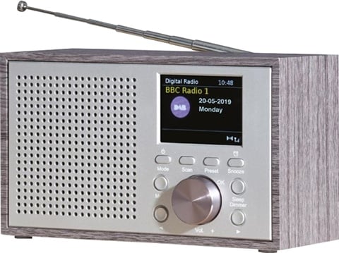 AVS1322 Portable DAB+/FM Retro Radio - Grey