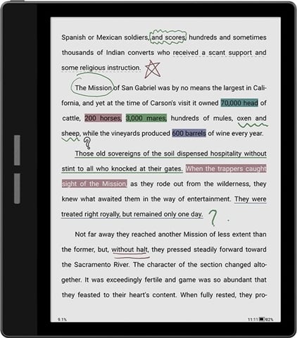 B751C 7" 64GB E-reader - Black