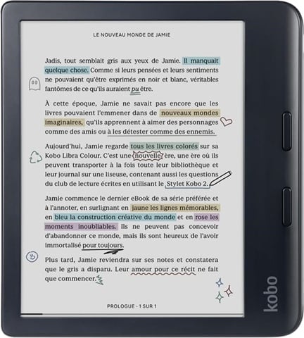 Rakuten KoboLibra Colour 32GB 7" - Black, Wifi A