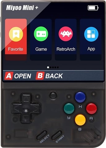Mini Plus+/128MB Ram/64GB MicroSD/3.5"/Black/A (No Game)