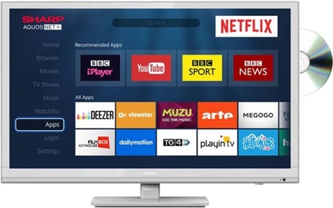 LC-24DHG6001K 24" LED TV/DVD Combo