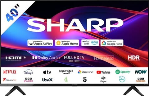 2T-C40GD2725K 40" Smart HD Ready HDR LED TV