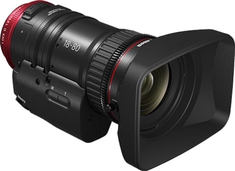 EF CN-E 18-80mm T4.4 L IS KAS S Black Lens