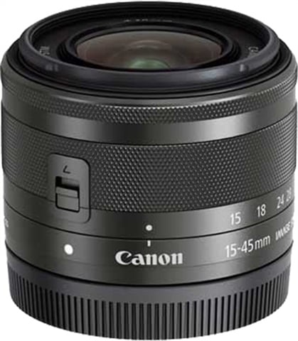 EF-M 15-45mm f/3.5-6.3 IS STM Black/Graphite Lens