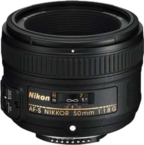AF-S Nikkor 50mm f/1.8G Black Lens