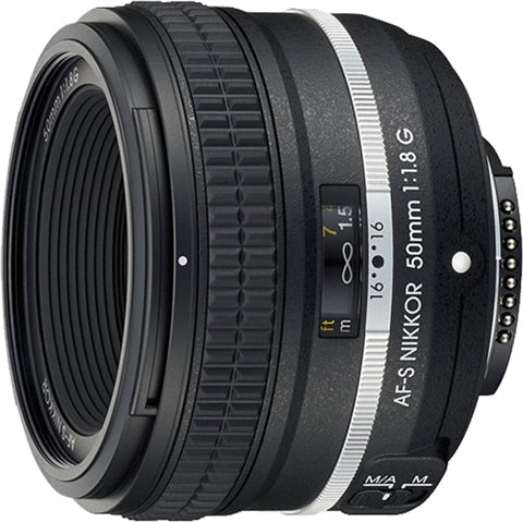 AF-S Nikkor 50mm f/1.8G Special Ed Black Lens