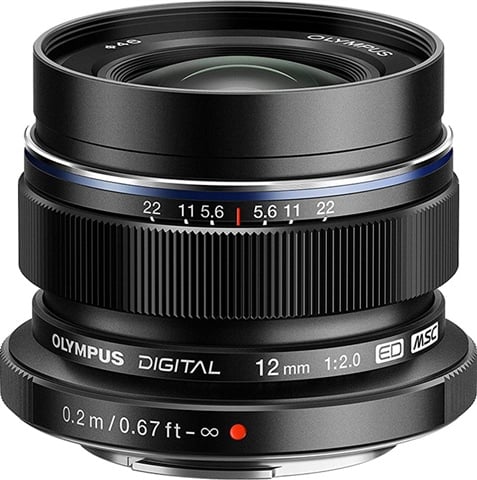 M.Zuiko ED 12mm f/2.0 Lens