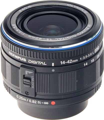 M.Zuiko 14-42mm 1:3.5-5.6 L ED Zoom Lens - Black