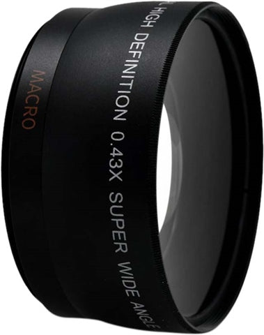 0.43X HD 58MM Wide Angle Lens w/Macro