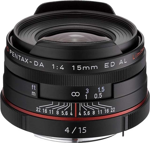 15mm f/4 ED AL DA SMC Limited Lens (Pentax KAF Mount)