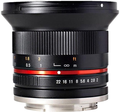 RK12M 12mm f/2.0 NCS CS Ultra Wide Lens (Sony)