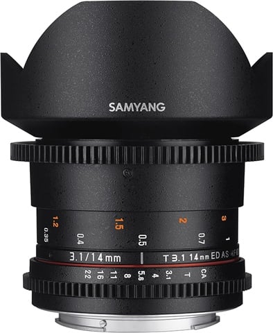14mm T3.1 MK2 VDSLR Manual Focus Cine Lens (Sony)