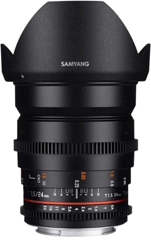 24mm T1.5 VDSLR ED AS IF UMC Lens - (Canon)