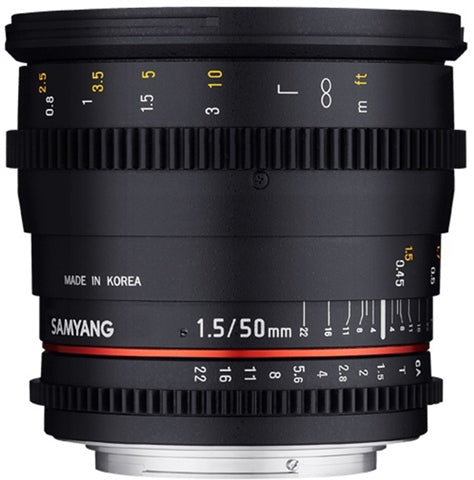 50mm T1.5 VDSLR AS UMC (Canon)
