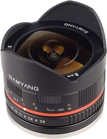 Fish-eye 8mm f/2.8 (Samsung)