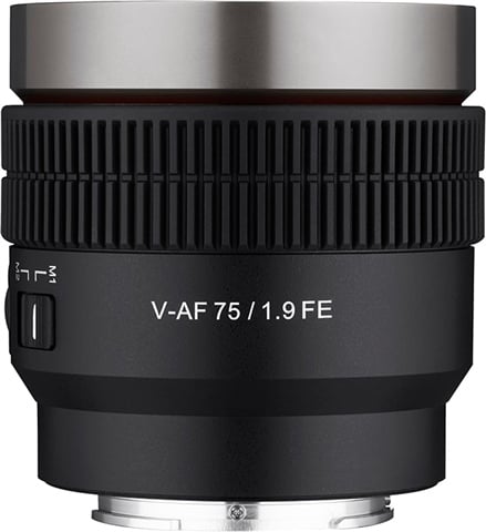 V-AF 75mm T1.9 lens for Sony FE