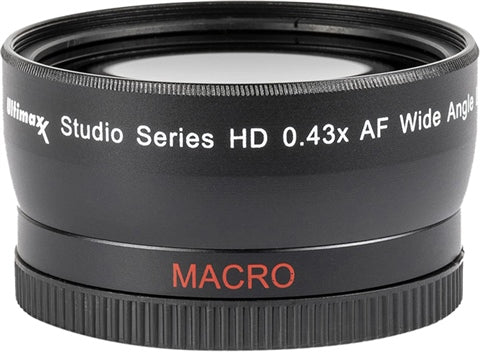 Ultimaxx 40.5mm 0.43x Professional Wide Angle Lens With Macro