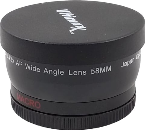 Ultimaxx 58mm 0.43x Professional Wide Angle Lens With Macro