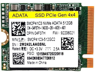 ADATA SM2P41C3-512GC2 512GB NVMe M.2 SSD