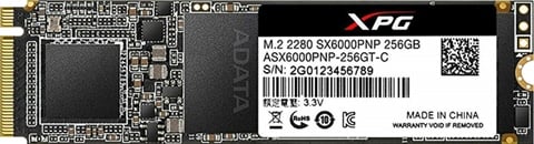 XPG SX6000 256GB 2280 NVMe M.2