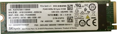 HFS512GD9MNE 512GB 2280 NVMe M.2