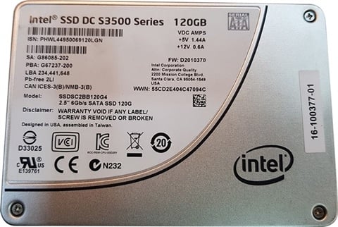 SSD S3500 120GB SATA 2.5"