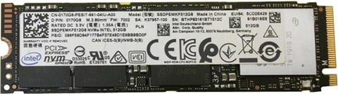 SSDPEMKF512G8 512GB 2280 M.2 NVMe SSD