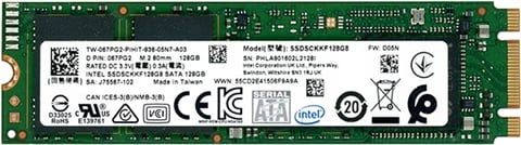 SSDSCKKF128G8 128 GB SATA III M.2 2280 067PG2