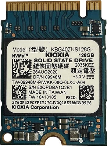 KBG40ZNS128G 128GB 2230 NVMe M.2