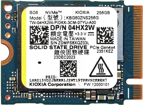 KBG60ZNS256G 256GB 2230 NVMe M.2