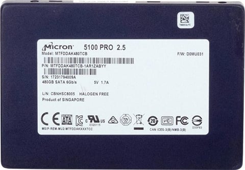 M5100 Pro MTFDDAK480TCB 2.5" 480GB SATA