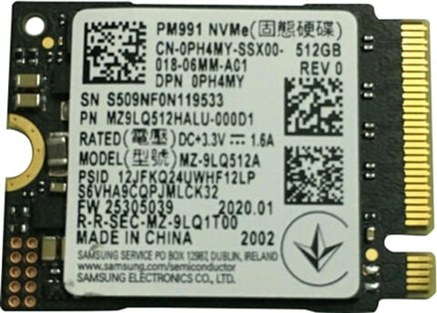 MZ-9LQ512C PM991 512GB 2230 NVMe M.2