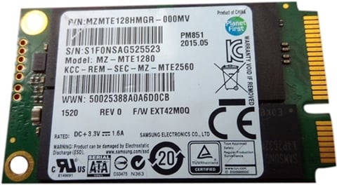 PM851 MZ-MTE1280 128GB mSATA
