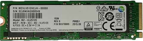 PM951 512GB 2280 NVMe M.2