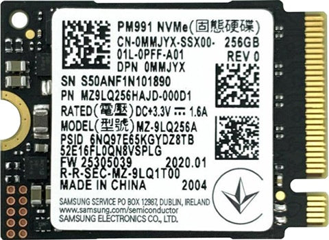 PM991 256GB 2230 NVMe M.2