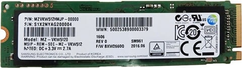 SM961 MZVKW512 512GB 2280 NVMe M.2